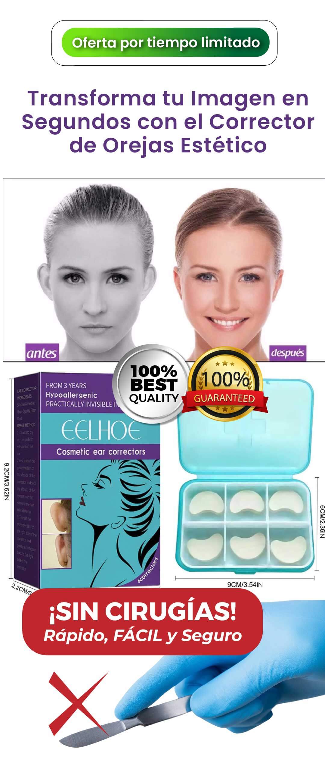 EarStick Pro: ¡Estiliza las orejas prominentes con este sticker fácil, efectivo y seguro! 👂 PAGA AL RECIBIR