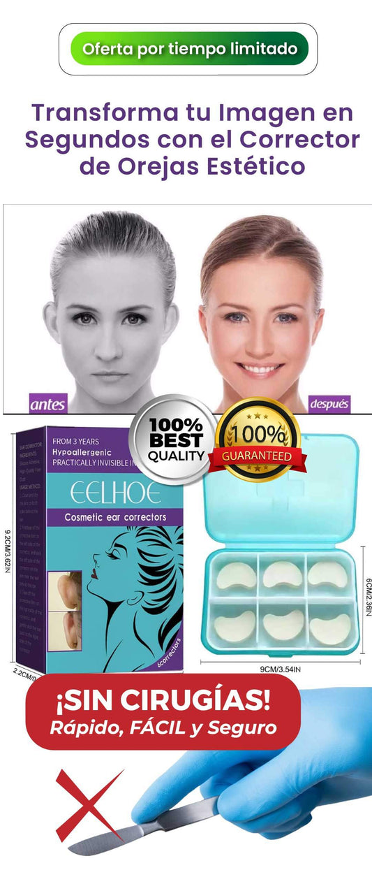EarStick Pro: ¡Estiliza las orejas prominentes con este sticker fácil, efectivo y seguro! 👂 PAGA AL RECIBIR