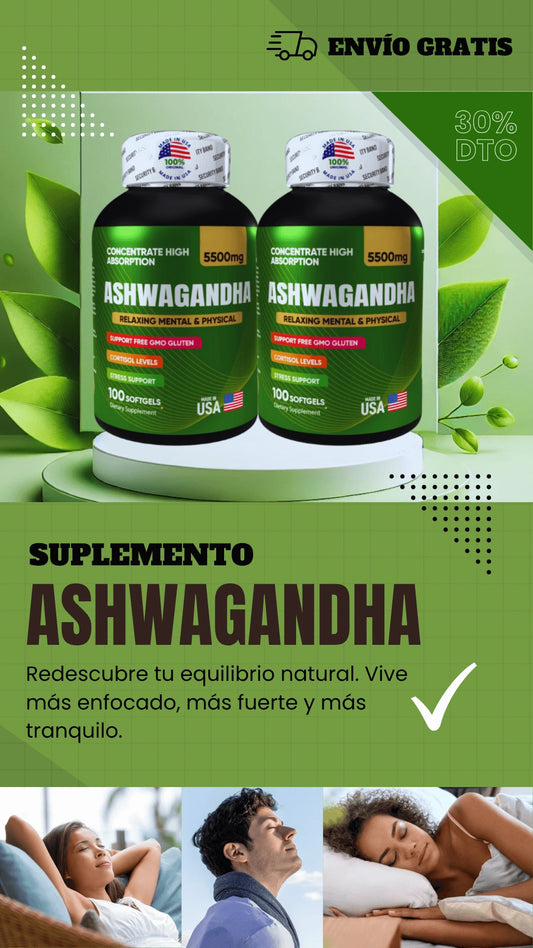 🔻OFERTA 30% DTO 🌿 ASHWAGANDHA ULTRA STRENGTH 🌿🌿🌿