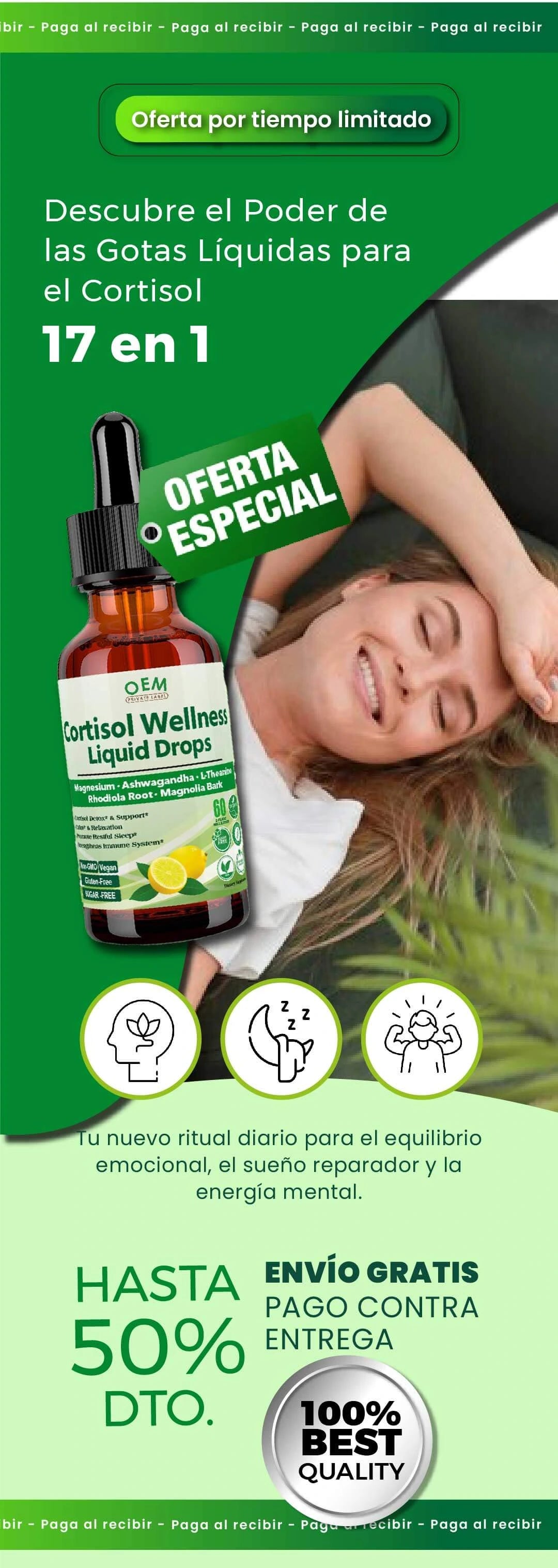 ¿EL CORTISOL FUERA DE CONTROL? Prueba nuestro gotero Anti-estrés!