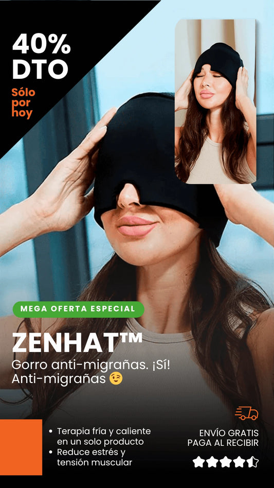 🟢 OFERTA 40% DTO - Banda Antimigrañas Gel Technology MF