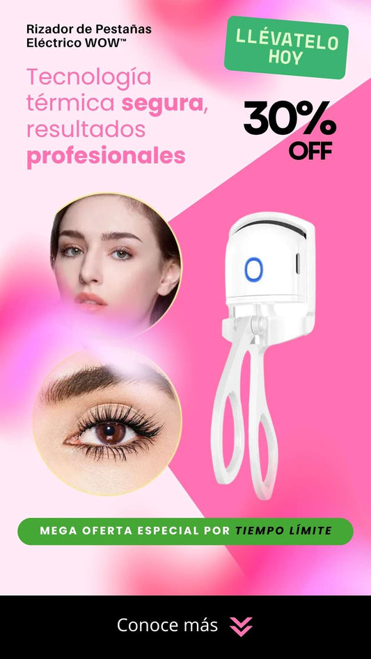 Mirada Efecto Wow™ –  Rizado Térmico de Lujo  😍😍 DNL