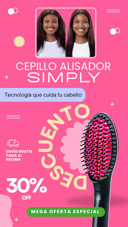 💗 OFERTA 30% DTO - Cepillo Eléctrico SIMPLY
