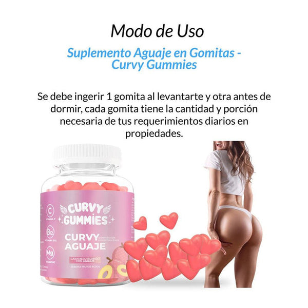 Curvy Gummies 🍑✨ Realce Natural Potenciado 🌿💖