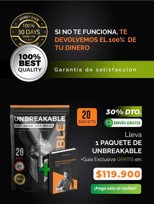 UNBREAKABLE: NADA TE DERRUMBA, SÓLO TE FORTALECES 😎